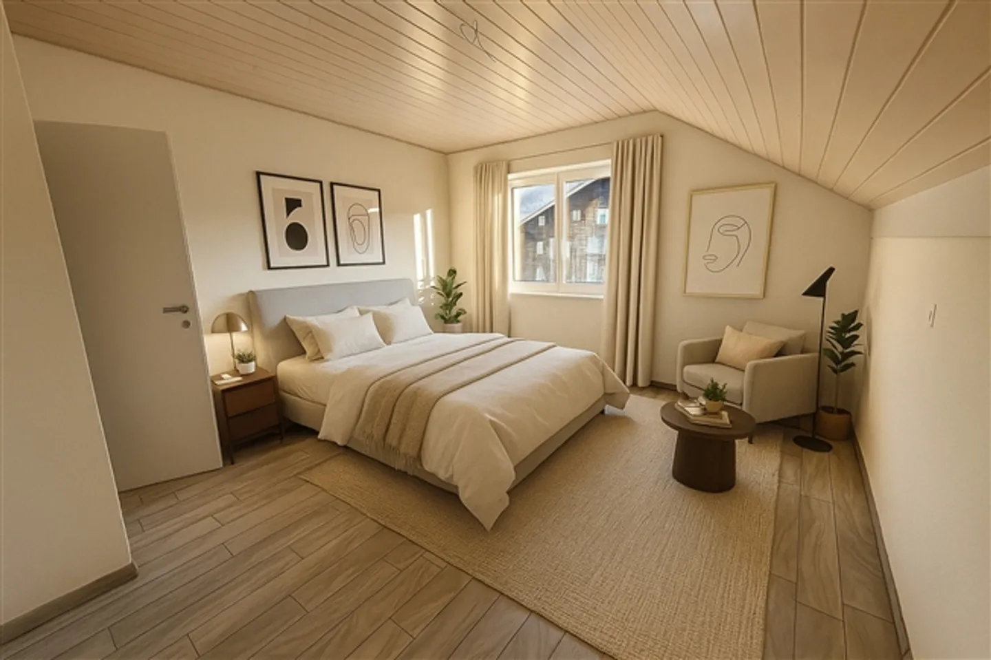 Tavannes, magnifique maisonette de 5,5 pièces au 1er/2ème étage avec balcon - Photo 3 sur 11