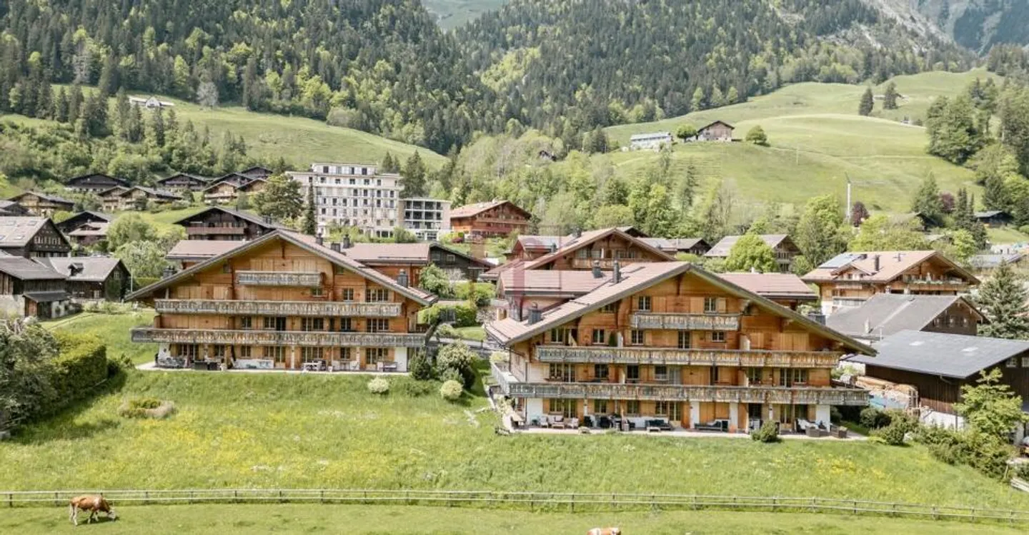 Helle 4,5-Zimmer-Wohnung mit atemberaubendem Blick in Château-d'Oex - Foto 5 von 5