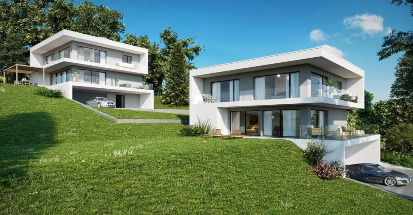 Propriété de villa contemporaine 6.5 pièces - Photo 1 sur 4
