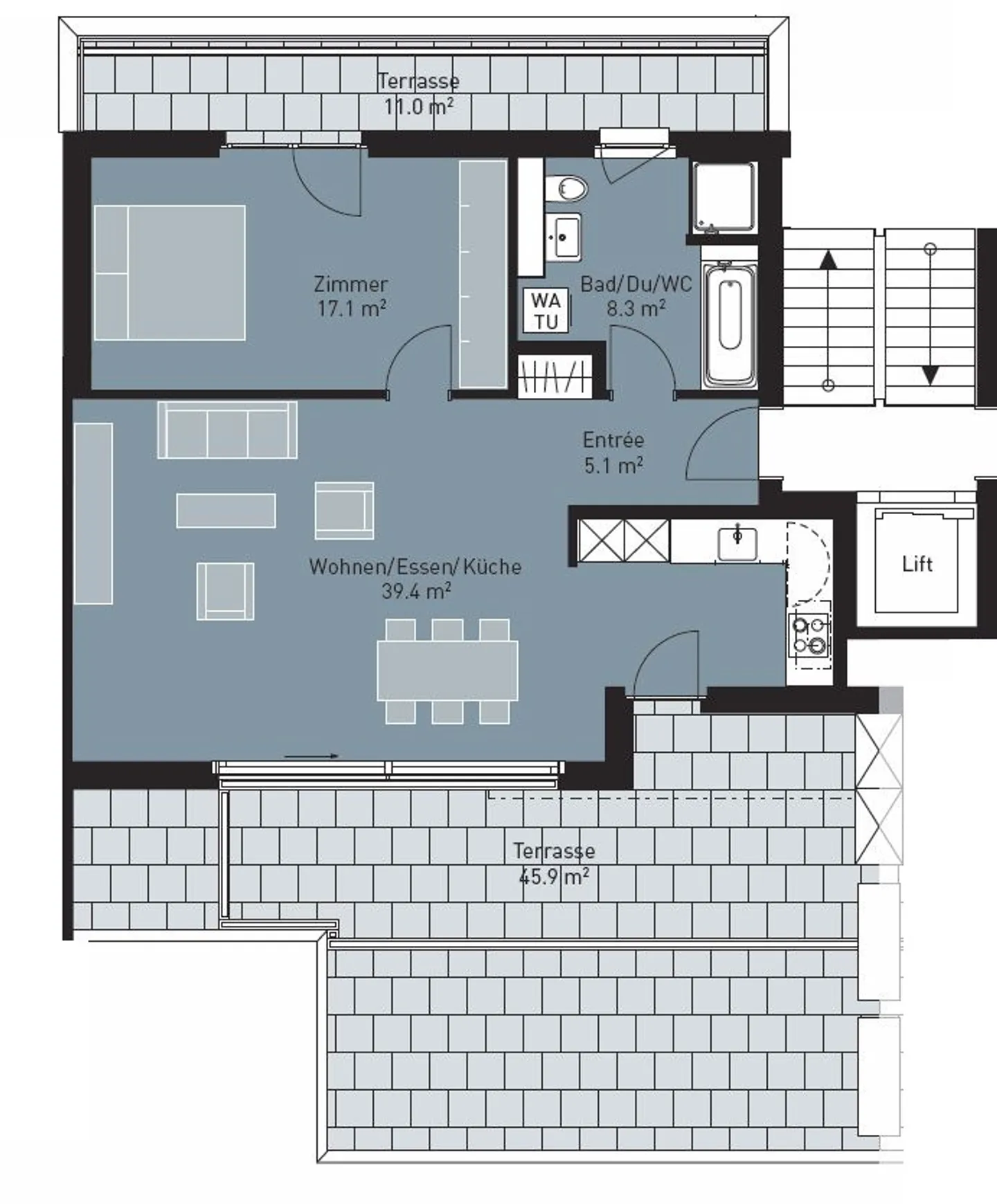 Penthouse apartment with a view - Photo 6 of 6