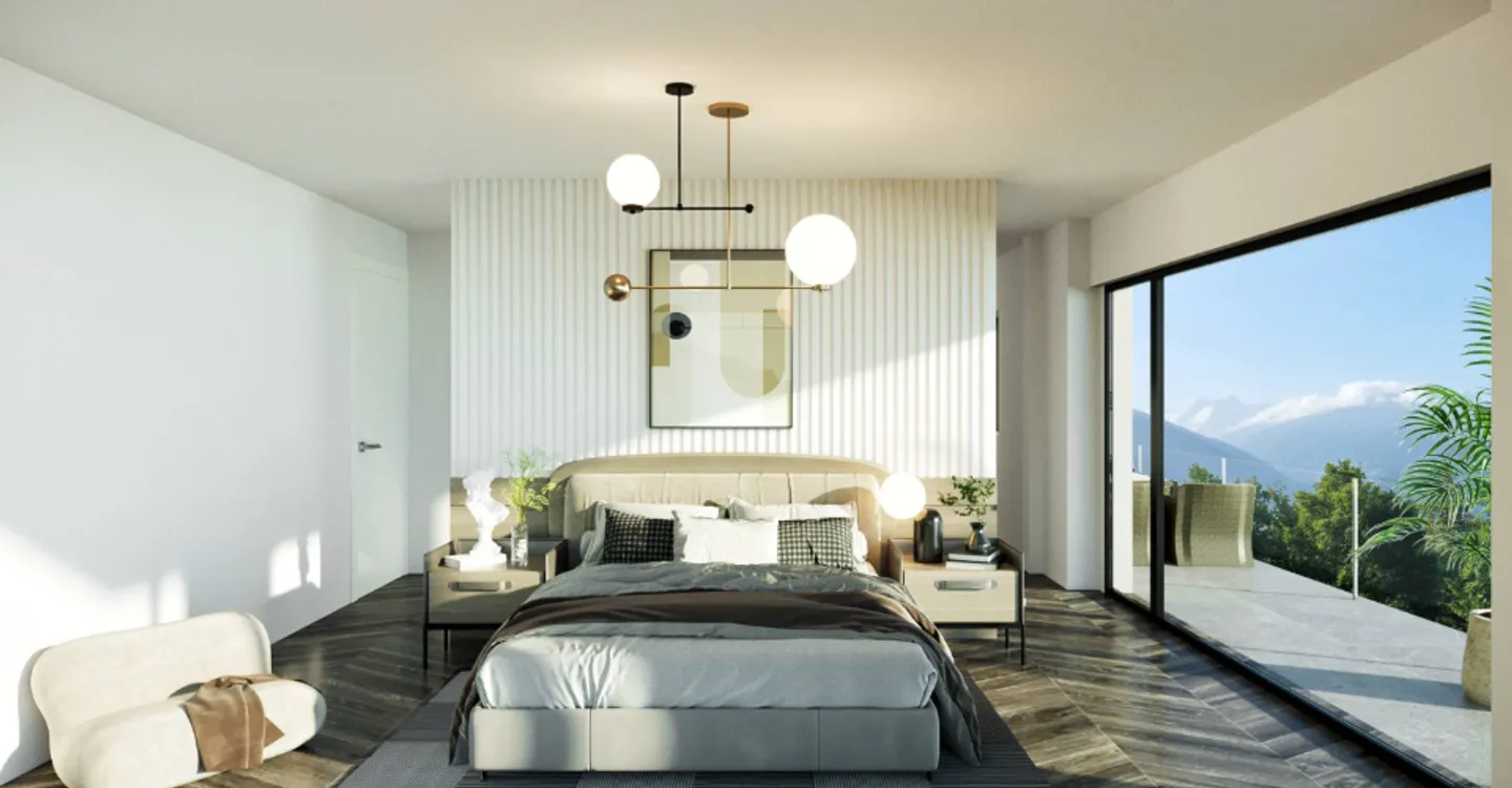 Propriété de villa contemporaine 6.5 pièces - Photo 3 sur 4