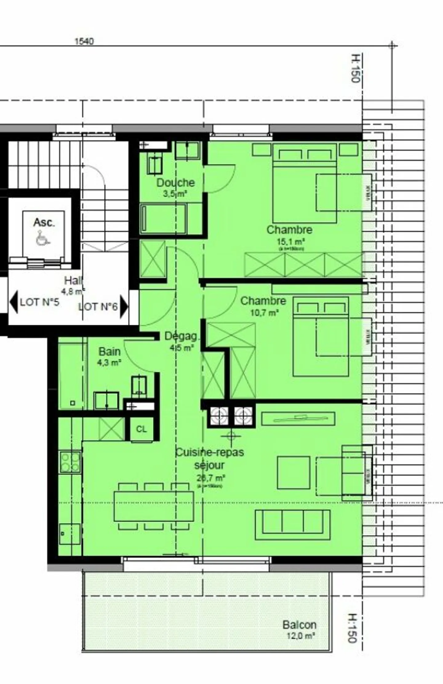 Charmante Wohnung mit Seeblick - Foto 6 von 6