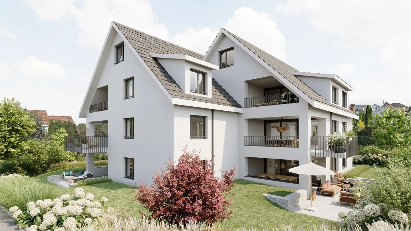 Modern 3.5-room apartment in a quiet location of Rickenbach Sulz - Photo 1 of 14