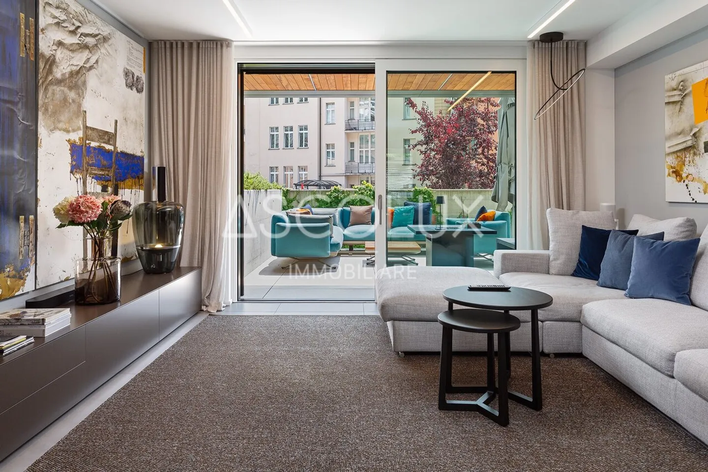 Appartement de jardin exclusif de 4,5 pièces avec climatisation complète - Photo 8 sur 13