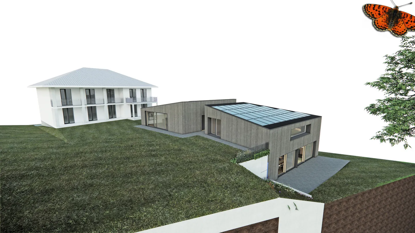 Neues 4,5-Zimmer-Haus mit großer Terrasse im Zentrum von Épendes - Foto 3 von 5