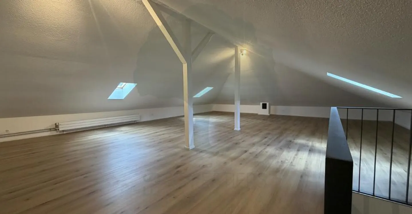 Spacious 5.5-room duplex fully renovated in Delémont - Photo 8 of 11