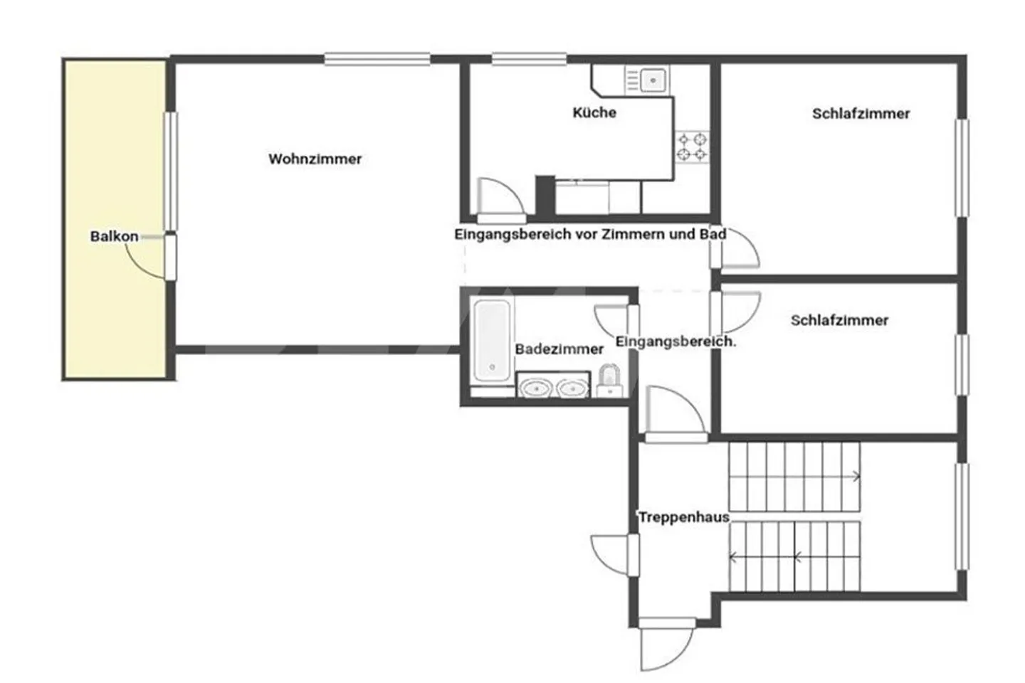 Appartamento ristrutturato di 3 ½ locali al 1° piano con garage singolo - Foto 10 di 10