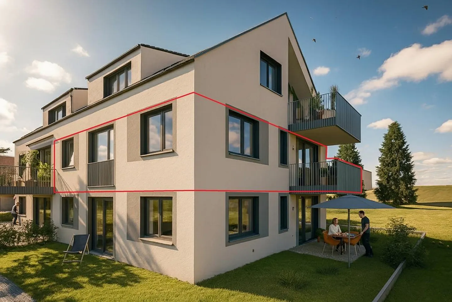New construction project Bündtenstrasse with five apartments (Apartment 3) - Photo 4 of 5