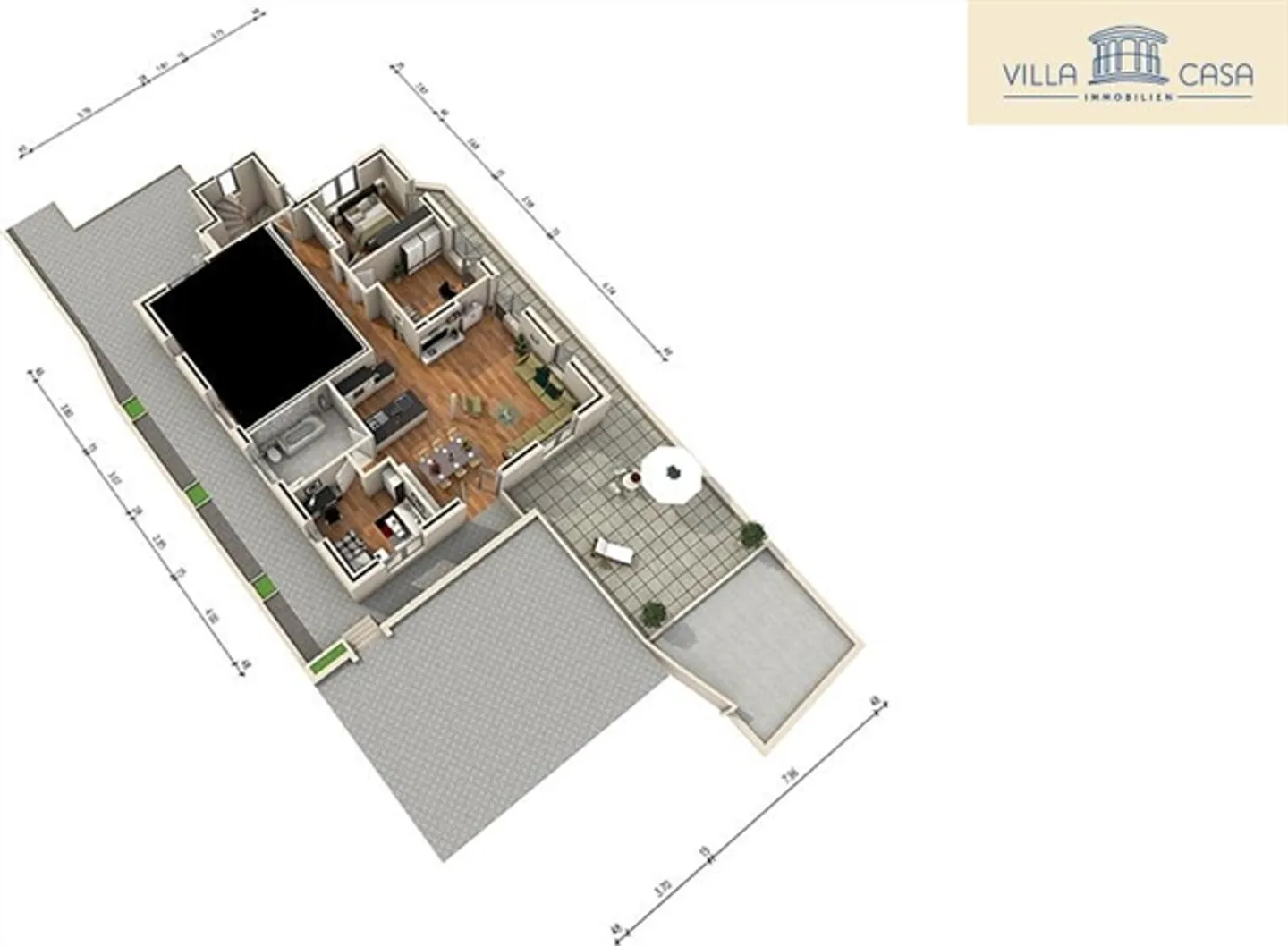 Apartment (120m²) with spacious layout & dream terrace (118m²) - Photo 16 of 17