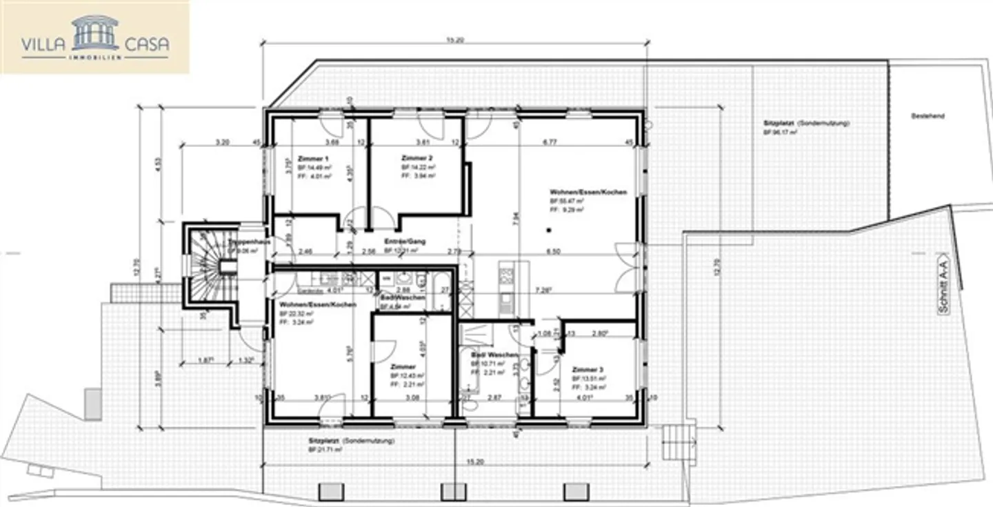 Apartment (120m²) with spacious layout & dream terrace (118m²) - Photo 17 of 17