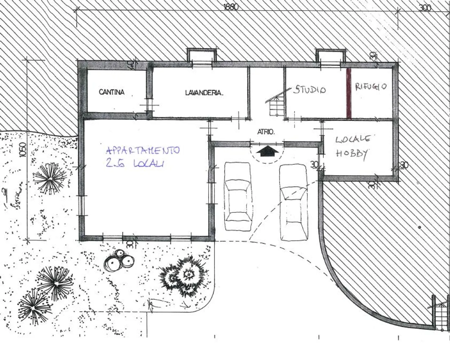 Casa bifamiliare con giardino a Claro immersa nella natura - Foto 22 di 22