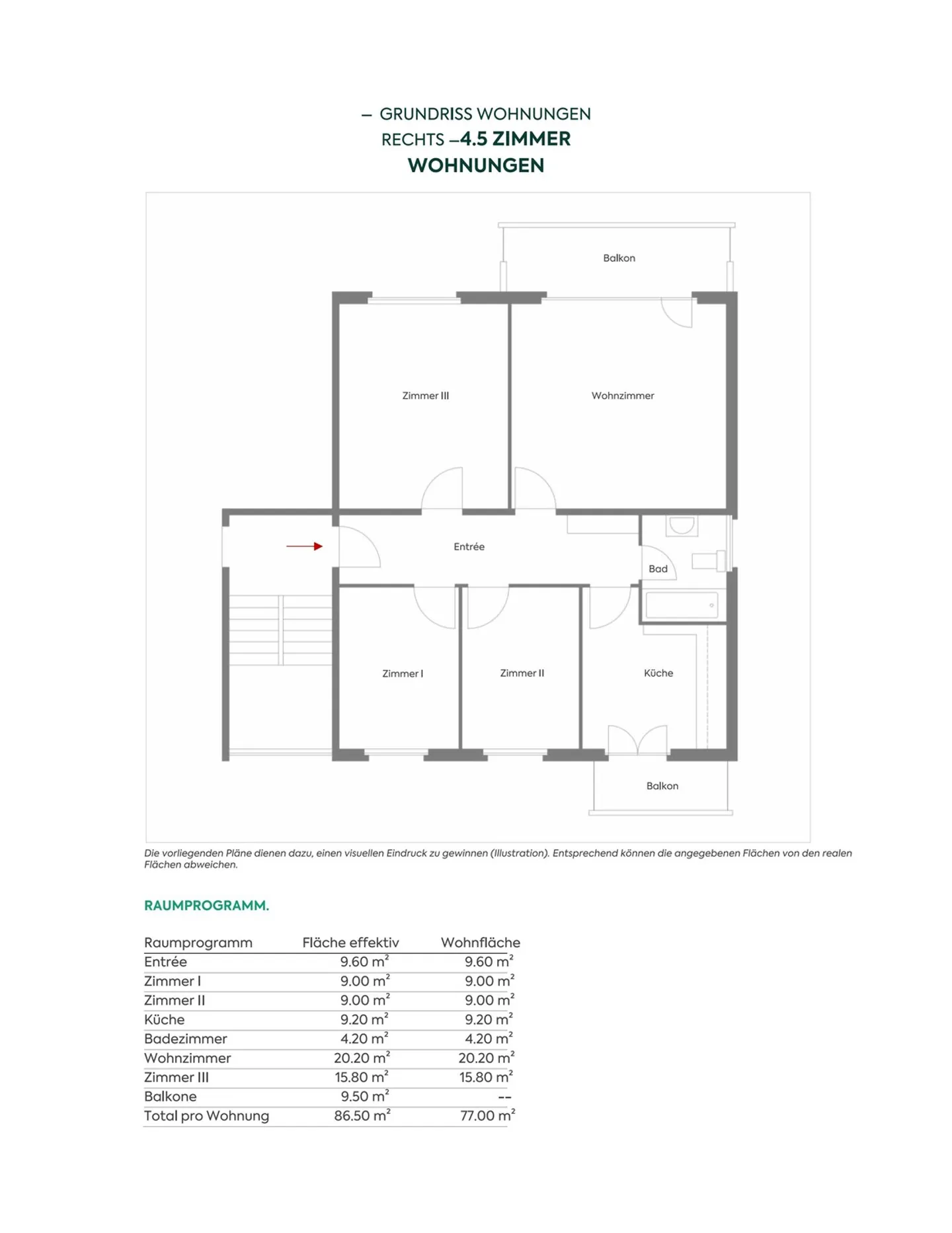 4.5-Room Apartment with Alpine View Available from September 1st - Photo 9 of 9