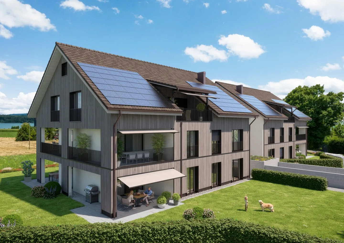 New Building "SERAEL" - Unobstructed View of Lake Greifen, Quiet and Close to the Village - Photo 2 of 11