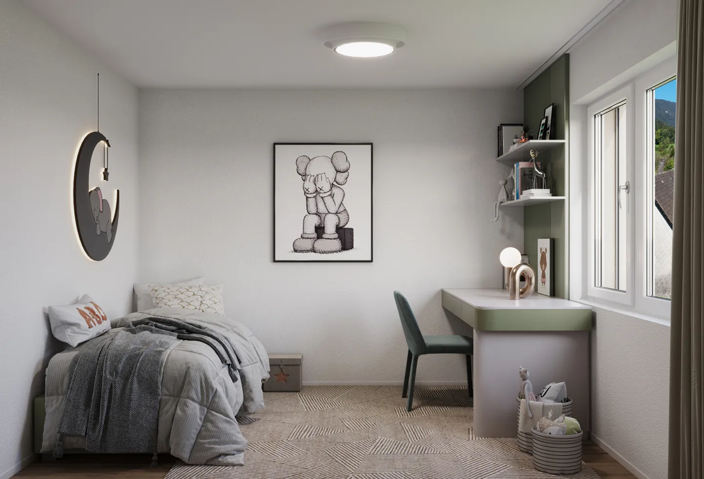 Appartement 4.5 pièces D, au 1er étage de la maison A, avec 138m2 de surface habitable et 25m2 de balcon - Photo 10 sur 15