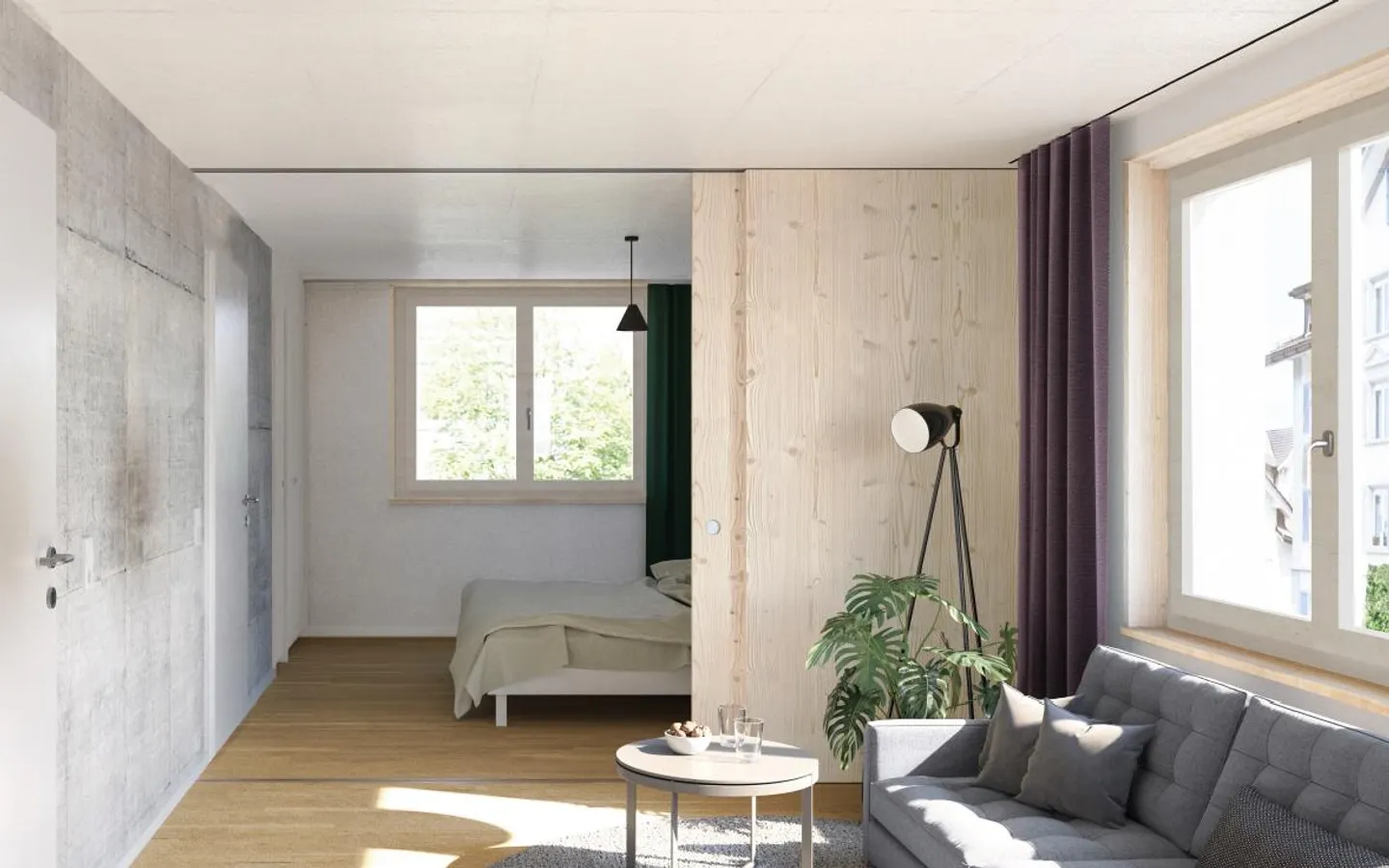 First occupancy: Top modern studio with clever layout - Photo 2 of 3