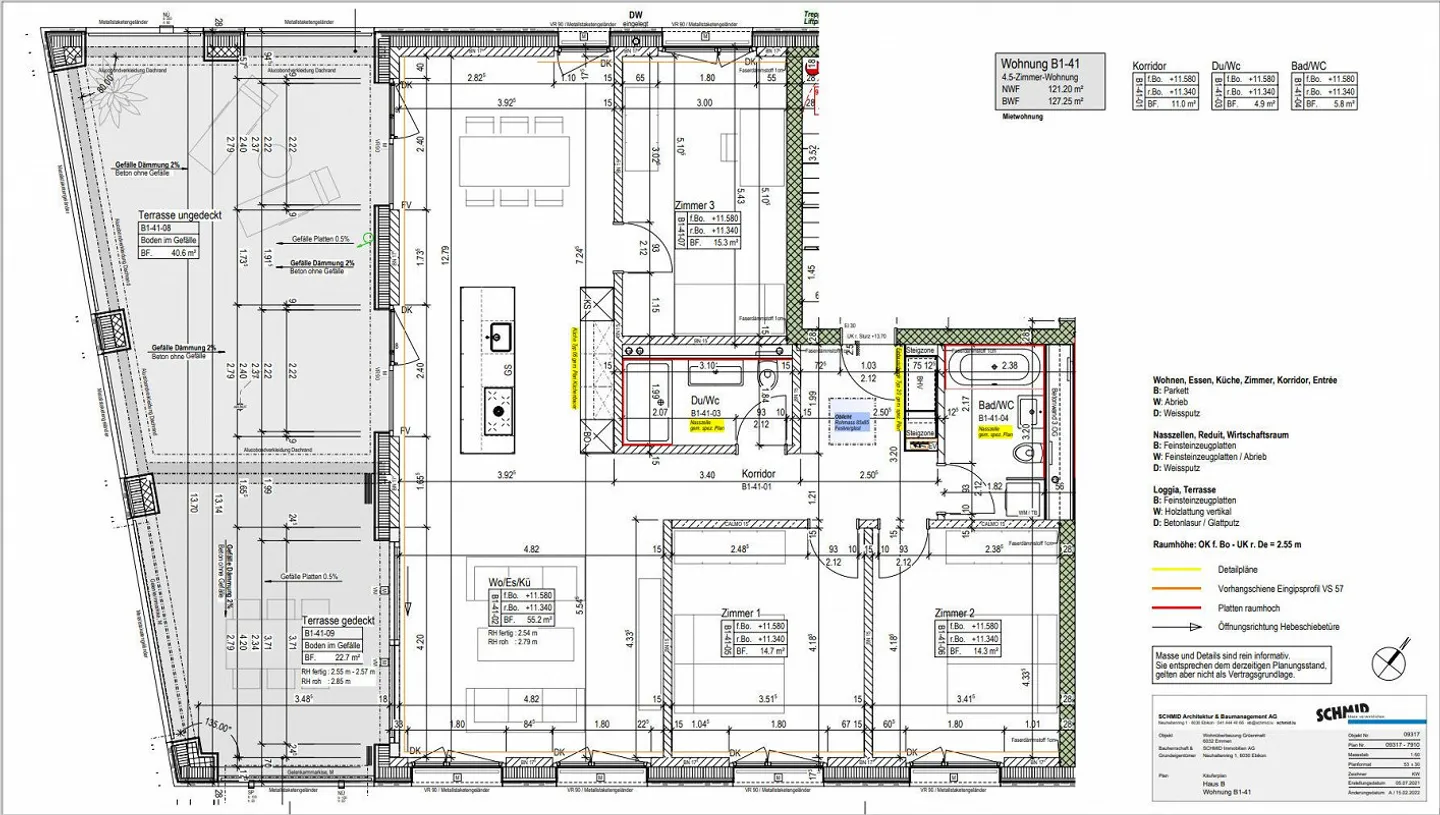 Grünmatt Emmen - grande appartamento attico di 4,5 locali con terrazza di 63 m² - Foto 18 di 18