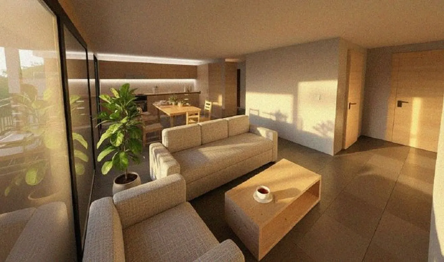 Modernes Apartment mit Terrasse - Foto 5 von 6
