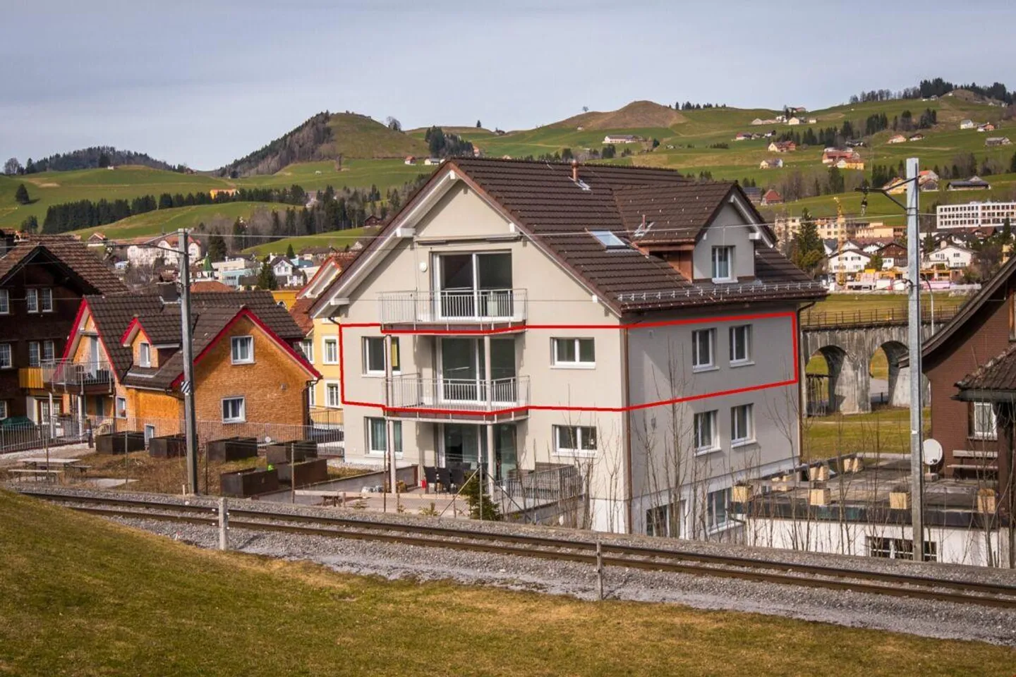 Modernes Apartment Nahe Dorf - Foto 1 von 8