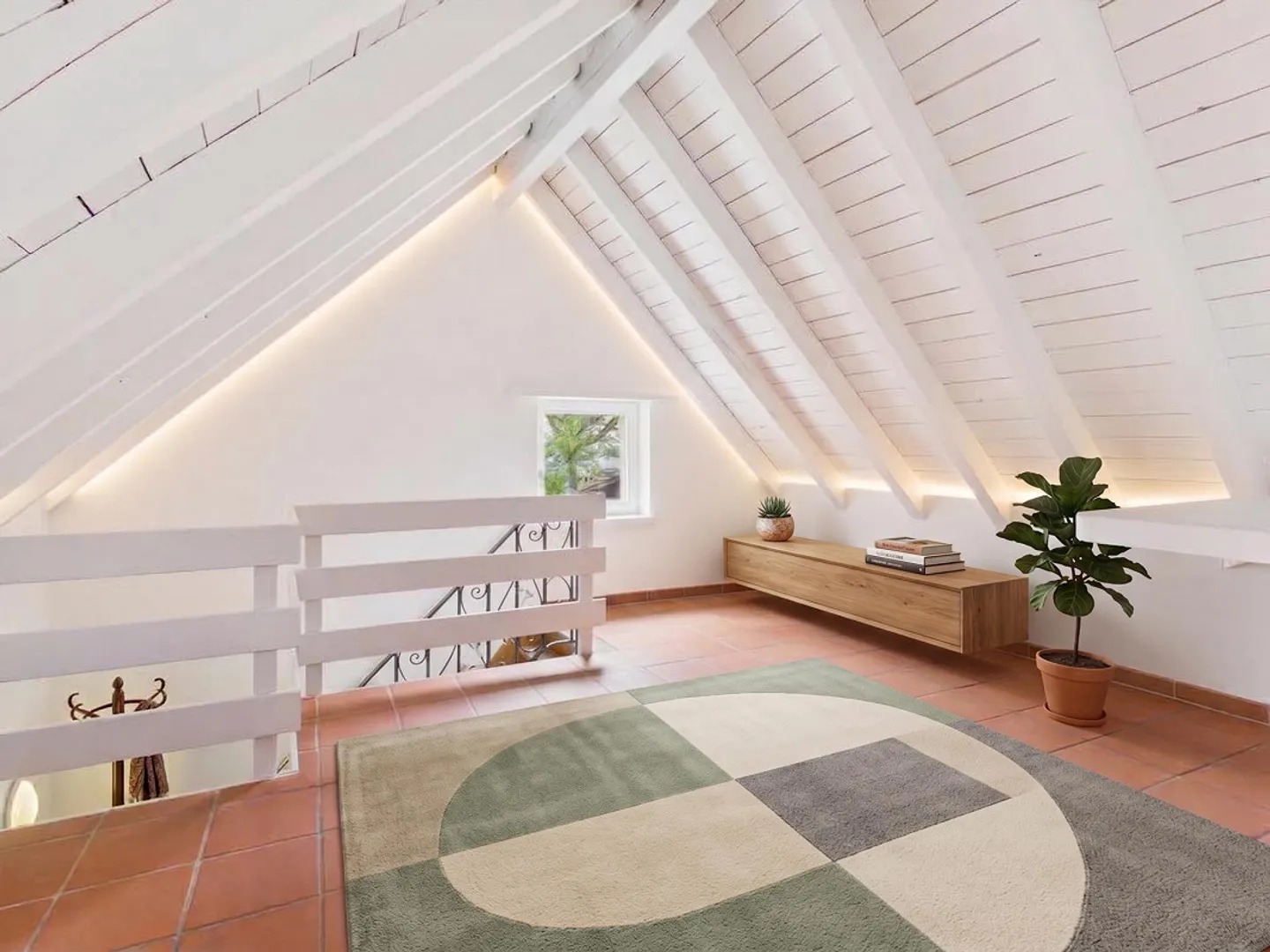 Appartamento mansardato tranquillo con balcone e costi accessori pianificabili a Beringen - Foto 7 di 16