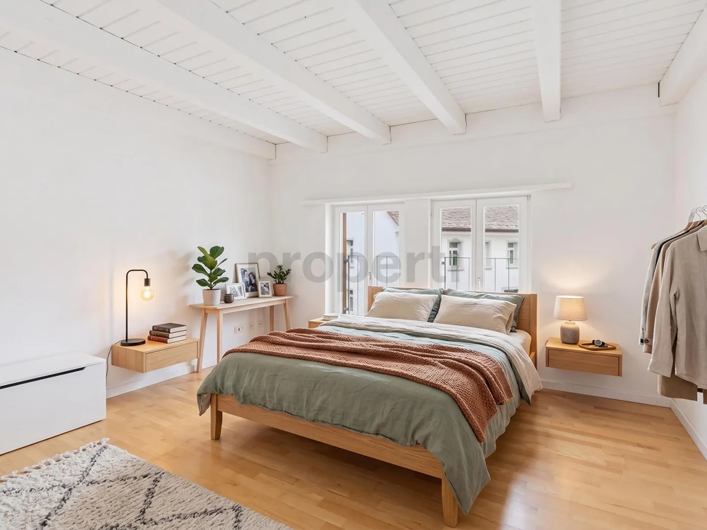 Appartamento mansardato tranquillo con balcone e costi accessori pianificabili a Beringen - Foto 11 di 16