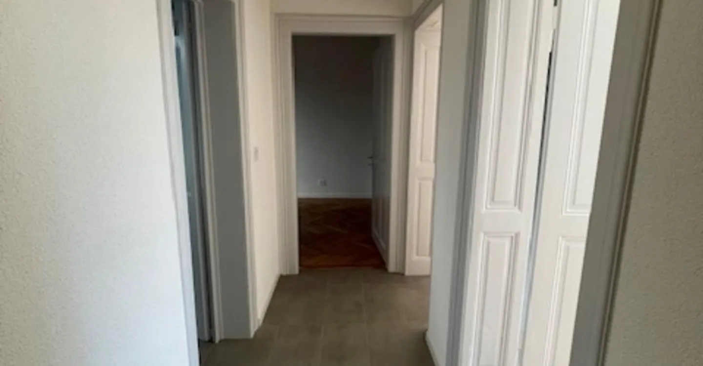 Schöne renovierte 3-Zimmer-Wohnung mit Gemeinschaftsgarten - Zentrum von Biel - Foto 2 von 10