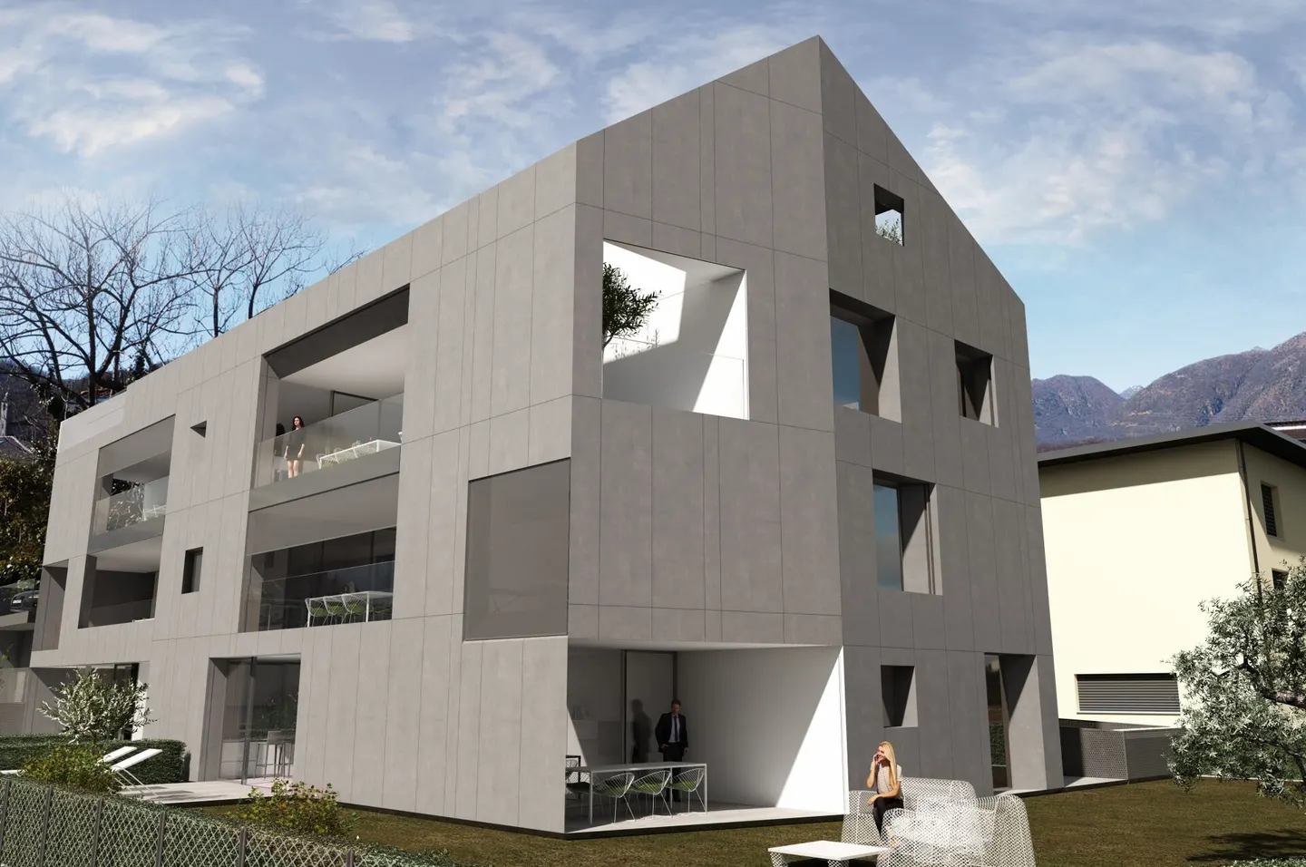 Appartement élégant de 3,5 pièces dans un projet exclusif - seulement 8 unités à Losone - Photo 4 sur 7