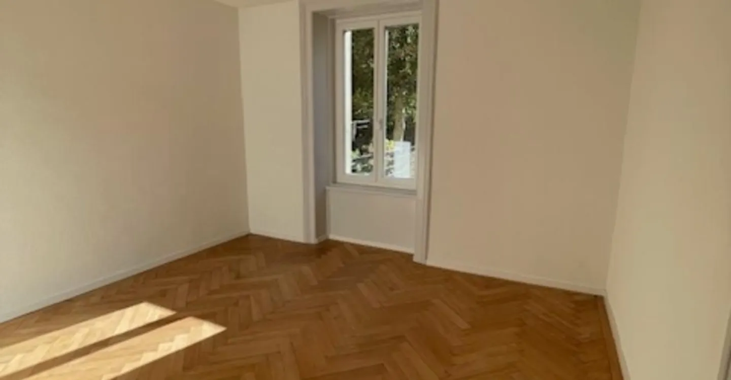 Schöne renovierte 3-Zimmer-Wohnung mit Gemeinschaftsgarten - Zentrum von Biel - Foto 7 von 10