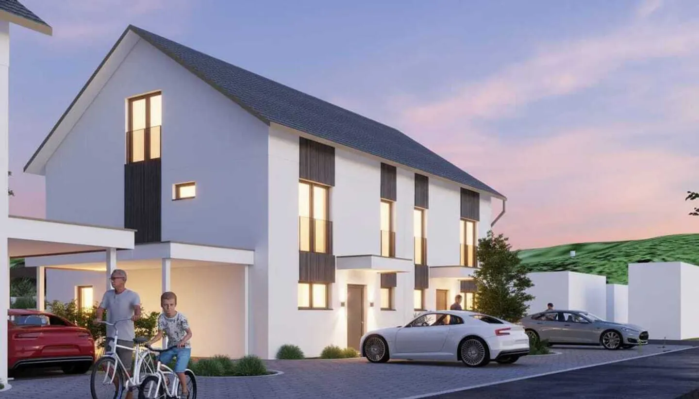 7.5-Zi.-Doppeleinfamilienhaus mit grossem Garten in Erlinsbach - Foto 3 von 7