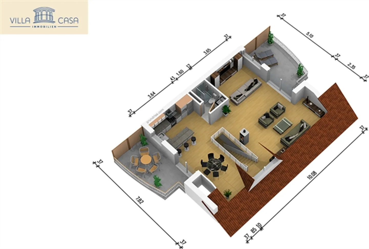 Light-flooded 4.5 room maisonette apartment in Spiez - Photo 6 of 20