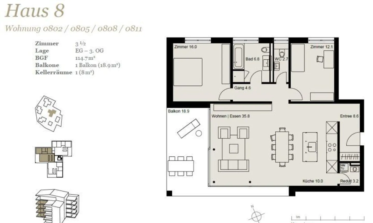 3.5 Room Apartment in Kerns - Photo 7 of 7