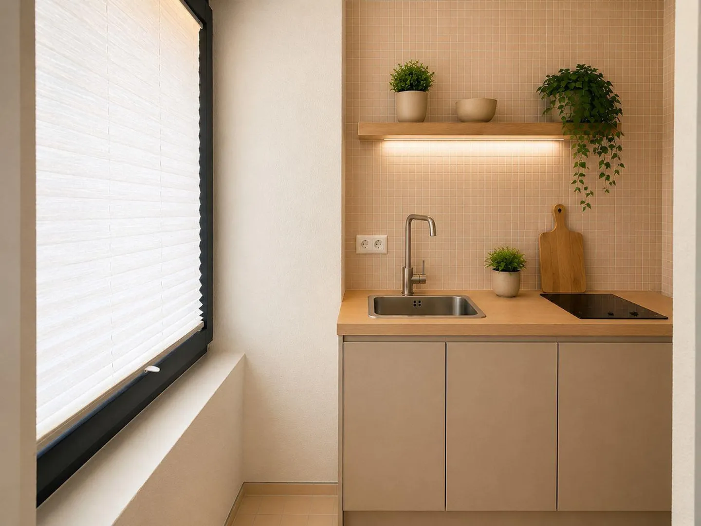 Appartement moderne 1 pièce avec kitchenette - Photo 3 sur 9