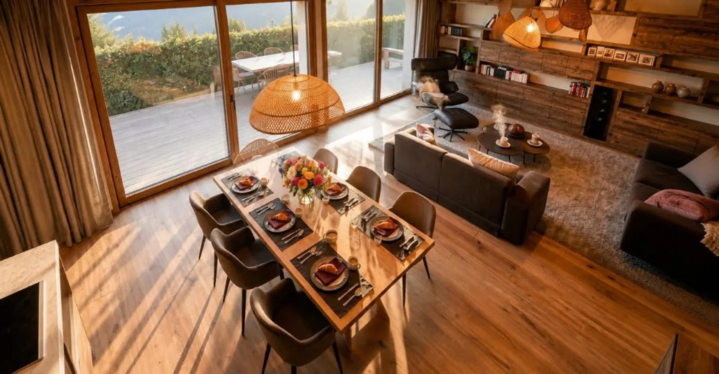 Der Garten, einen Schritt vom Wohnzimmer entfernt, keine Treppe zwischen den beiden - Foto 9 von 13