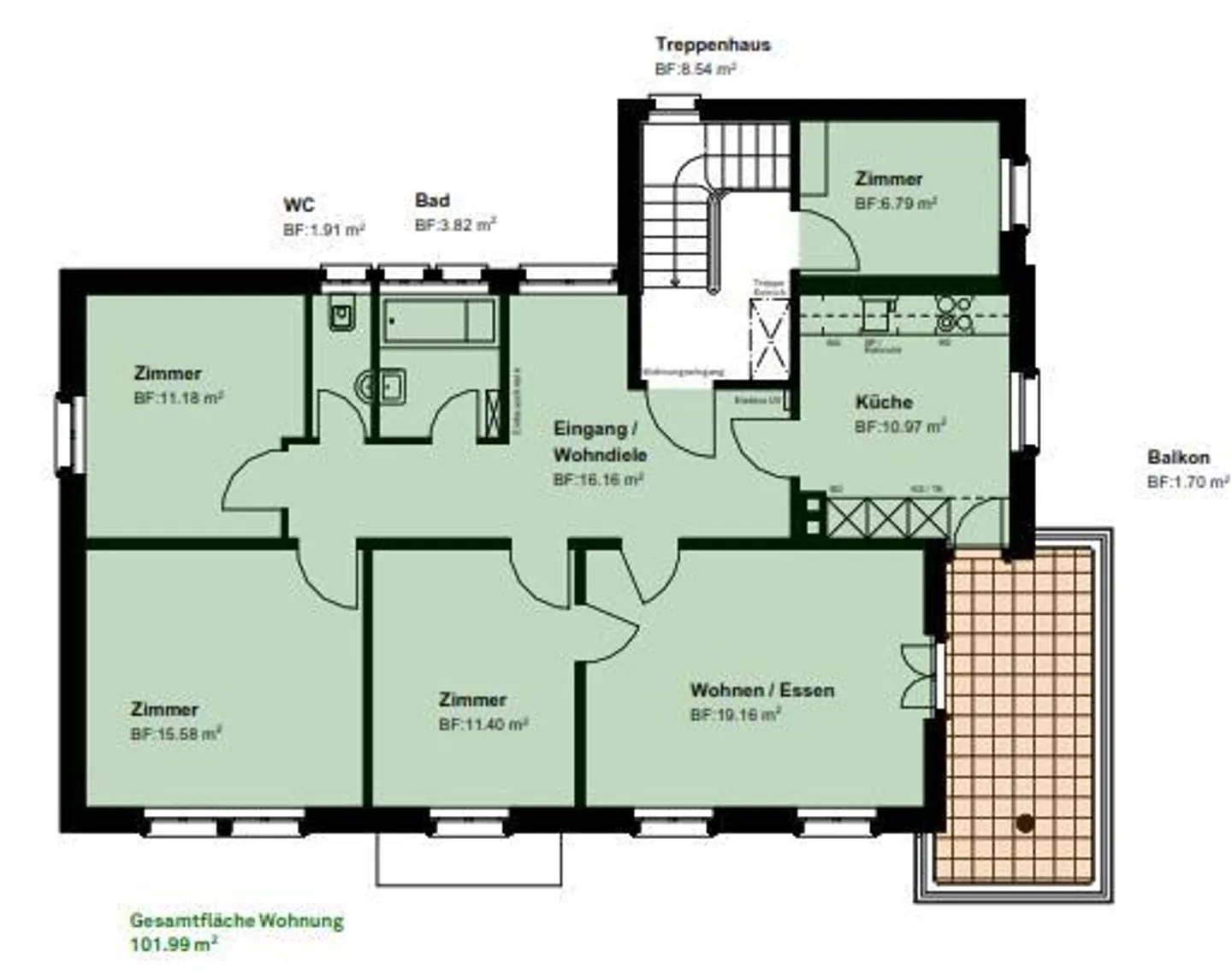 Appartement 5.5 pièces à Eglisau - Photo 13 sur 13