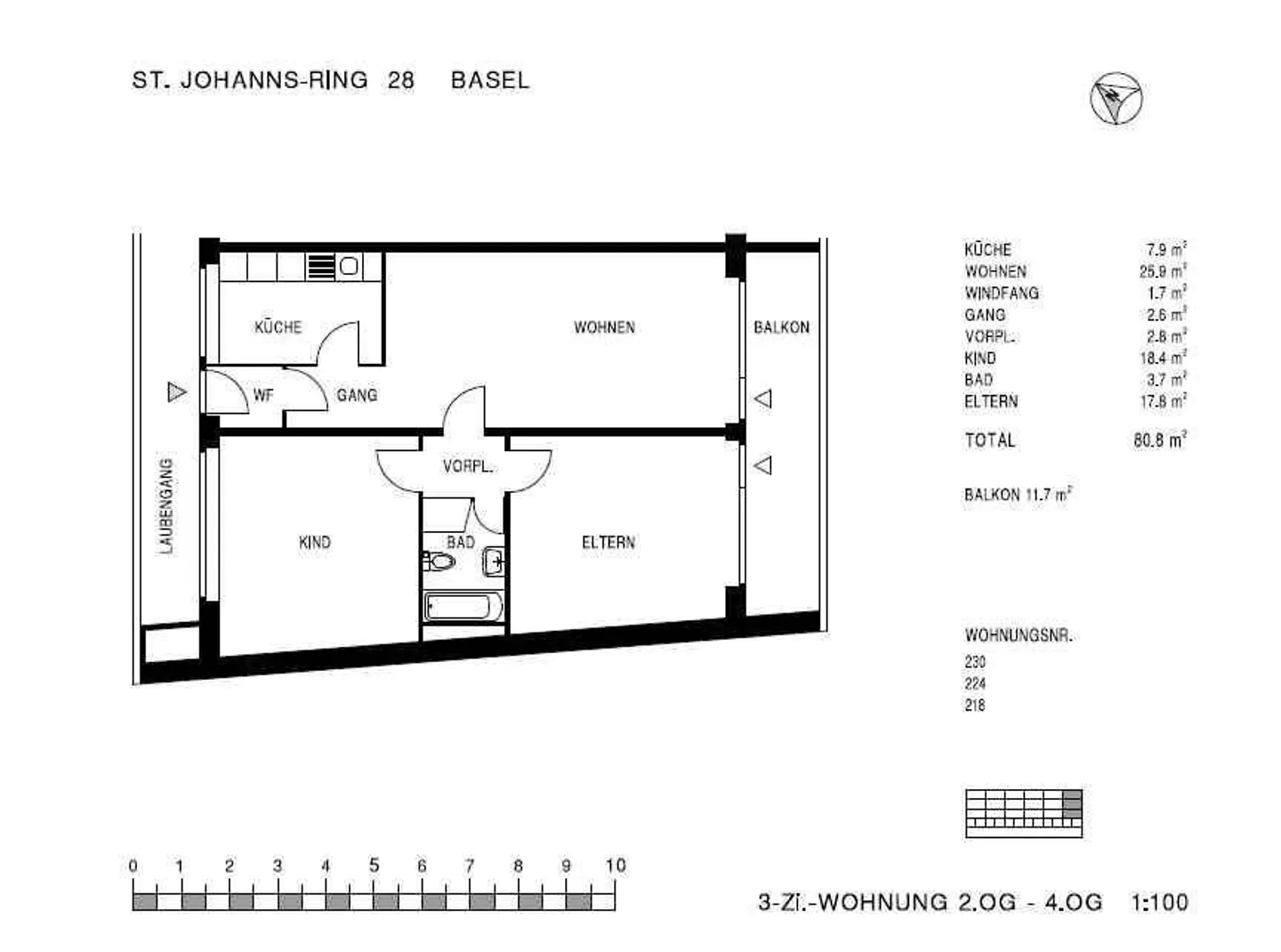 Ampio appartamento con 3 camere a St. Johann - Foto 8 di 8