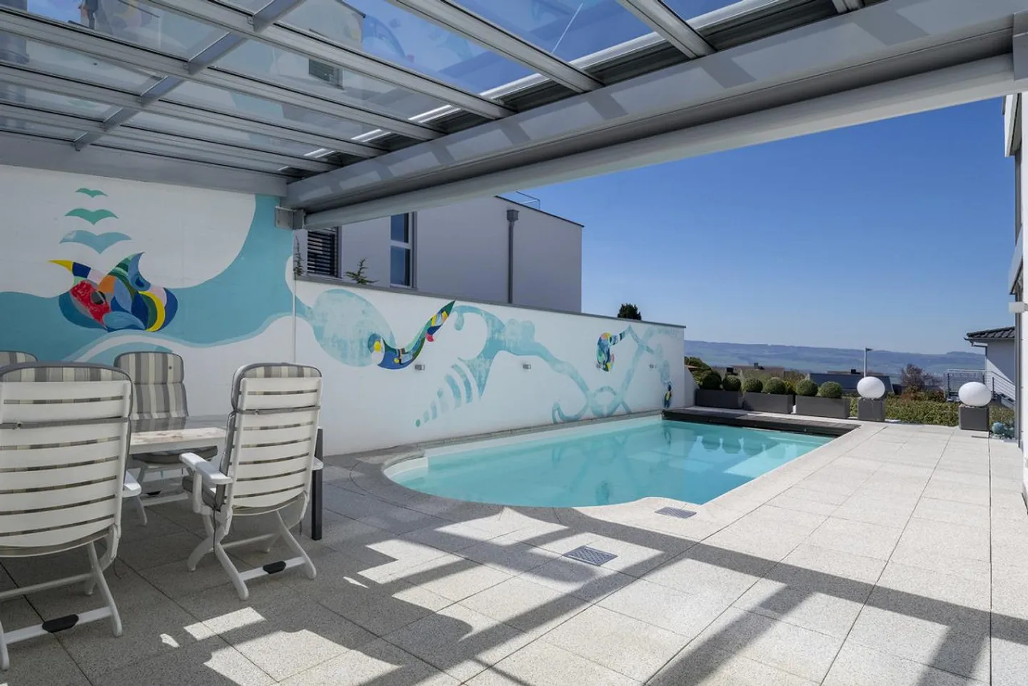 Panoramic View at its Best: Top-Modern Detached House with Pool - Photo 5 of 11
