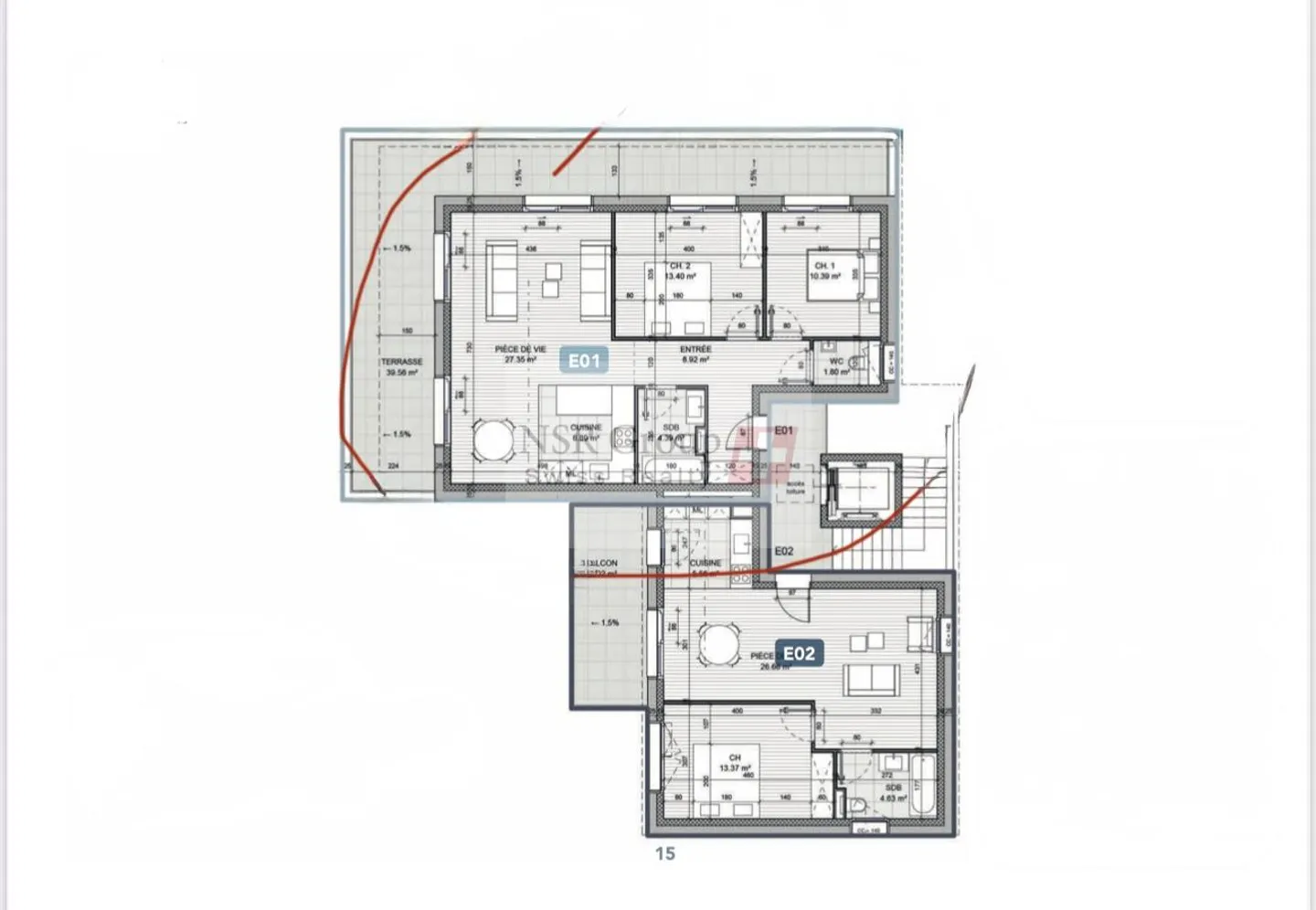 FOR RENT? SUPERB NEW APARTMENT IN PLAN-LES-OUATES - Photo 2 of 2
