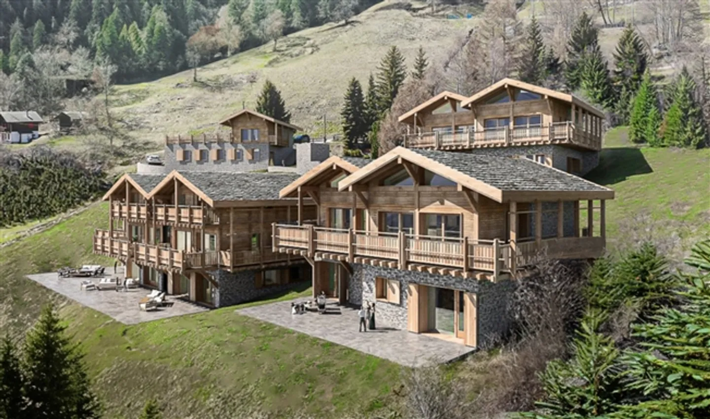 «Neues Chalet mit 4,5 Zimmern - Les Masses» - Foto 1 von 12