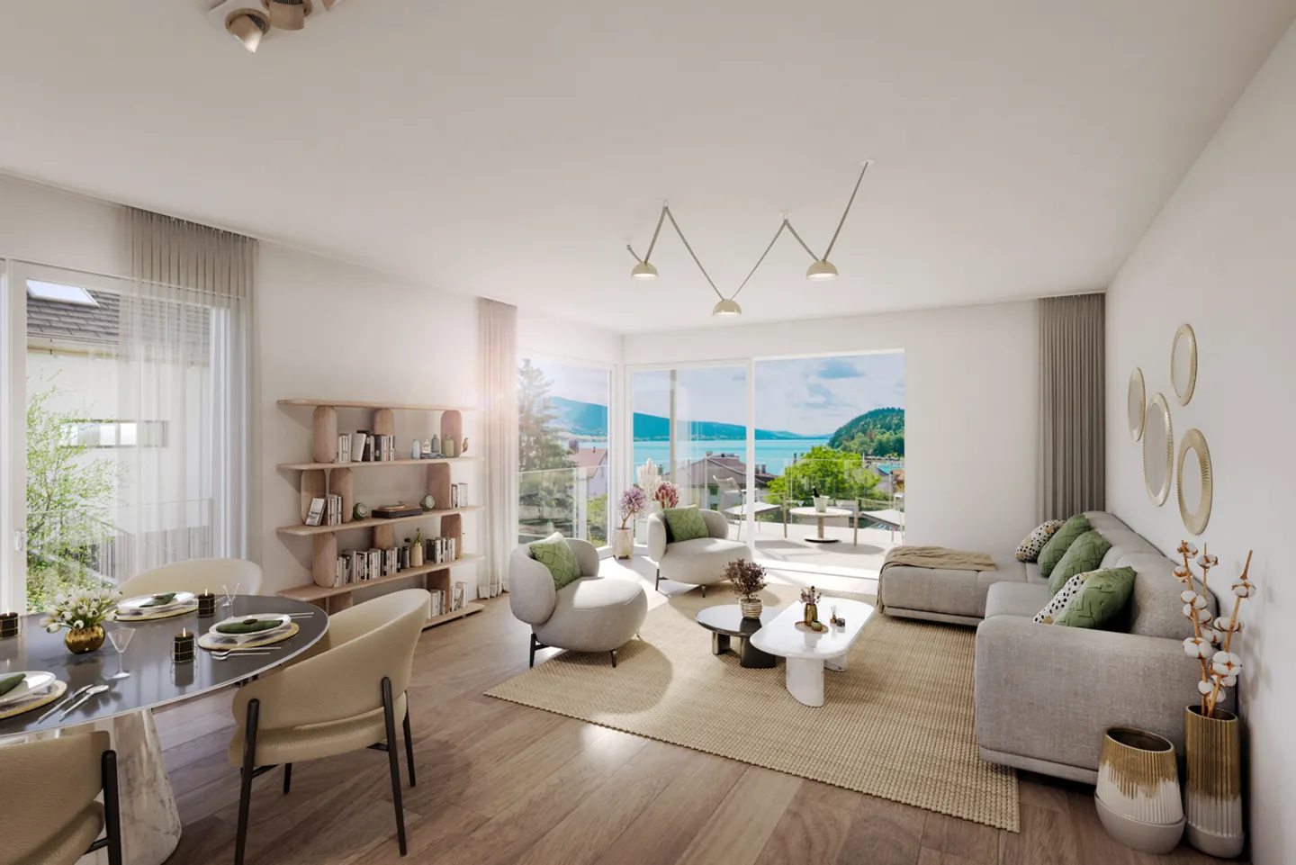 Charmante Wohnung am Jouxsee - Foto 4 von 4