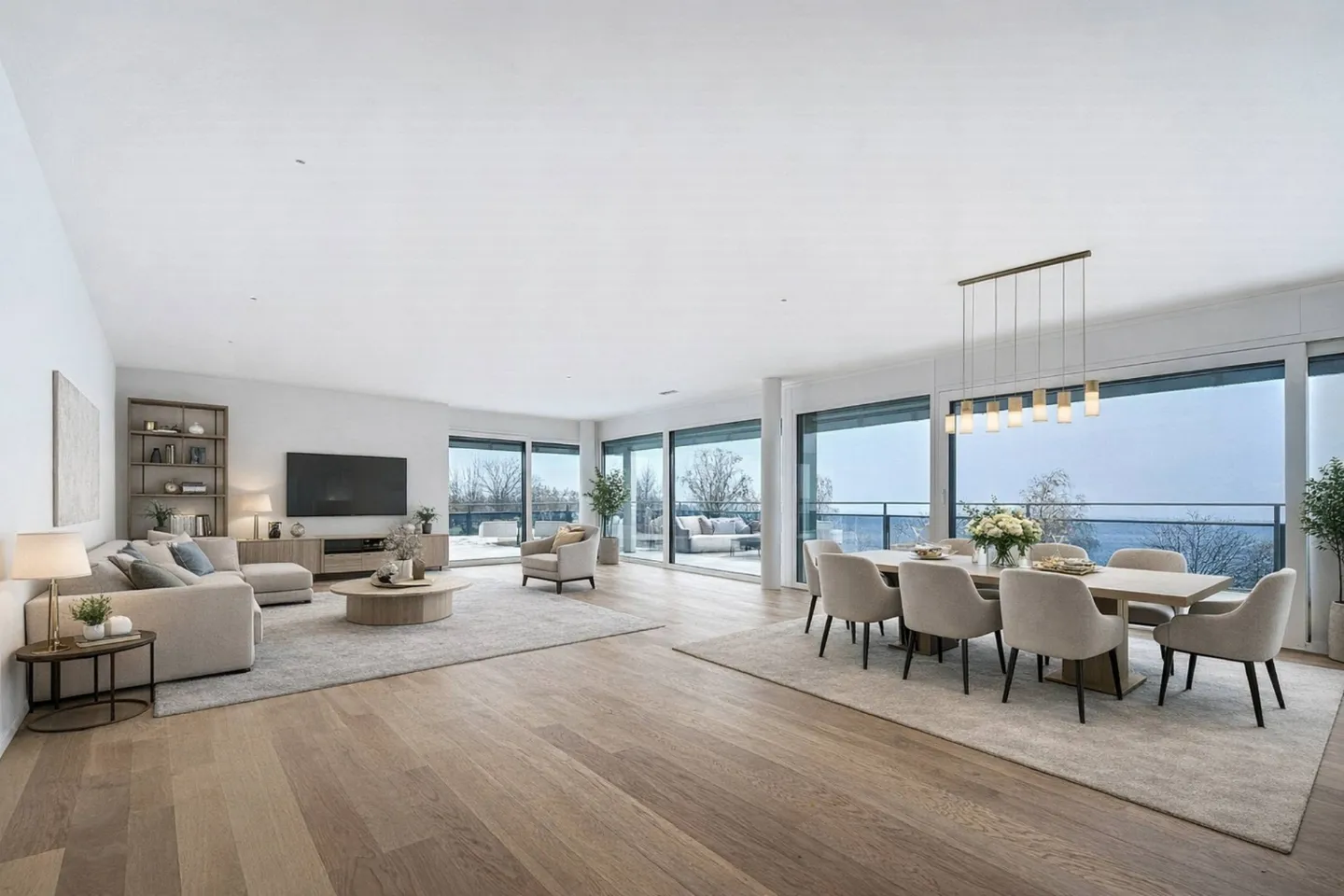 Unique! New 5.5-room penthouse apartment with roof terrace - Photo 1 of 13