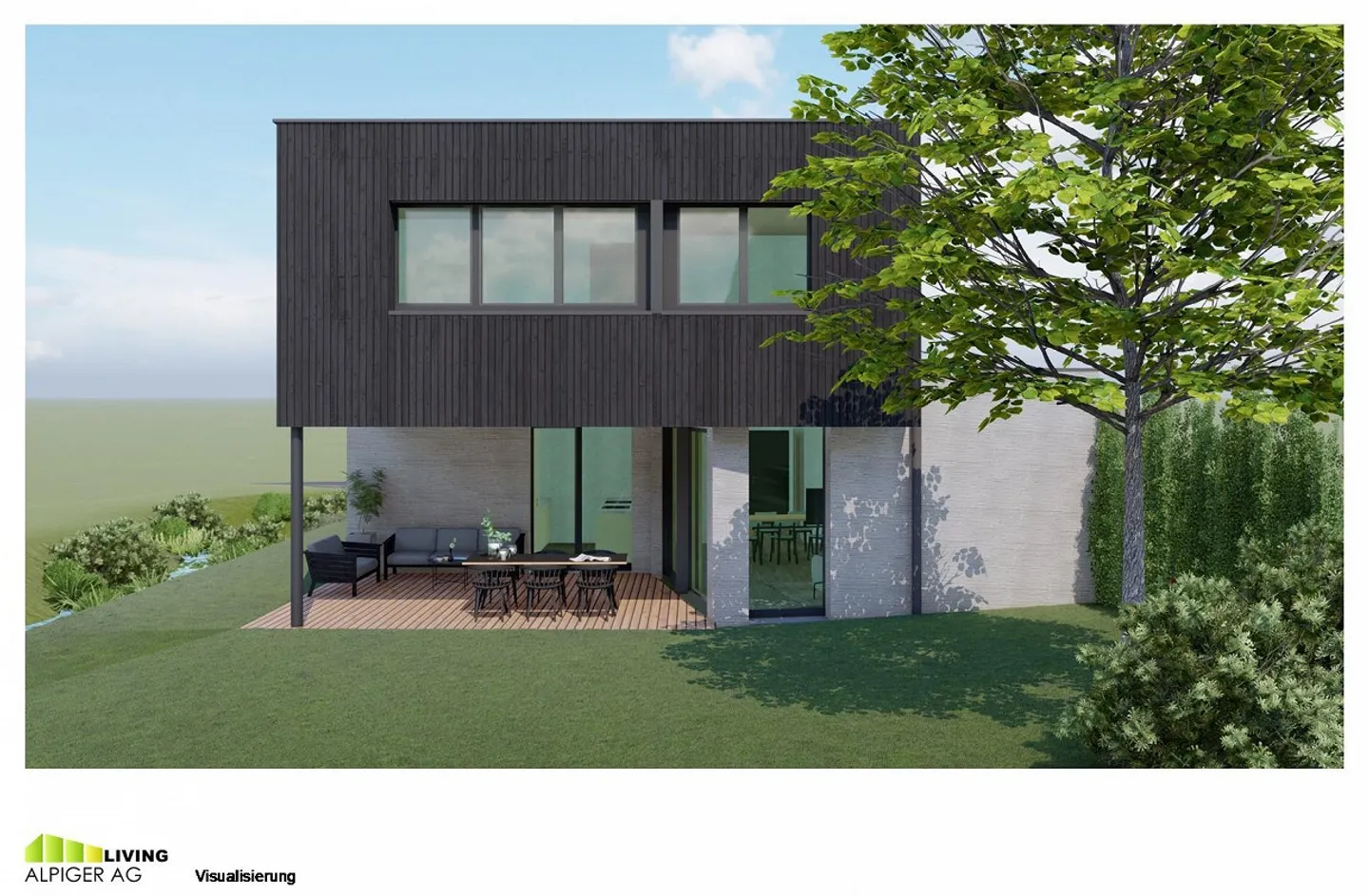 5.5 Zimmer Einfamilienhaus - Foto 2 von 6