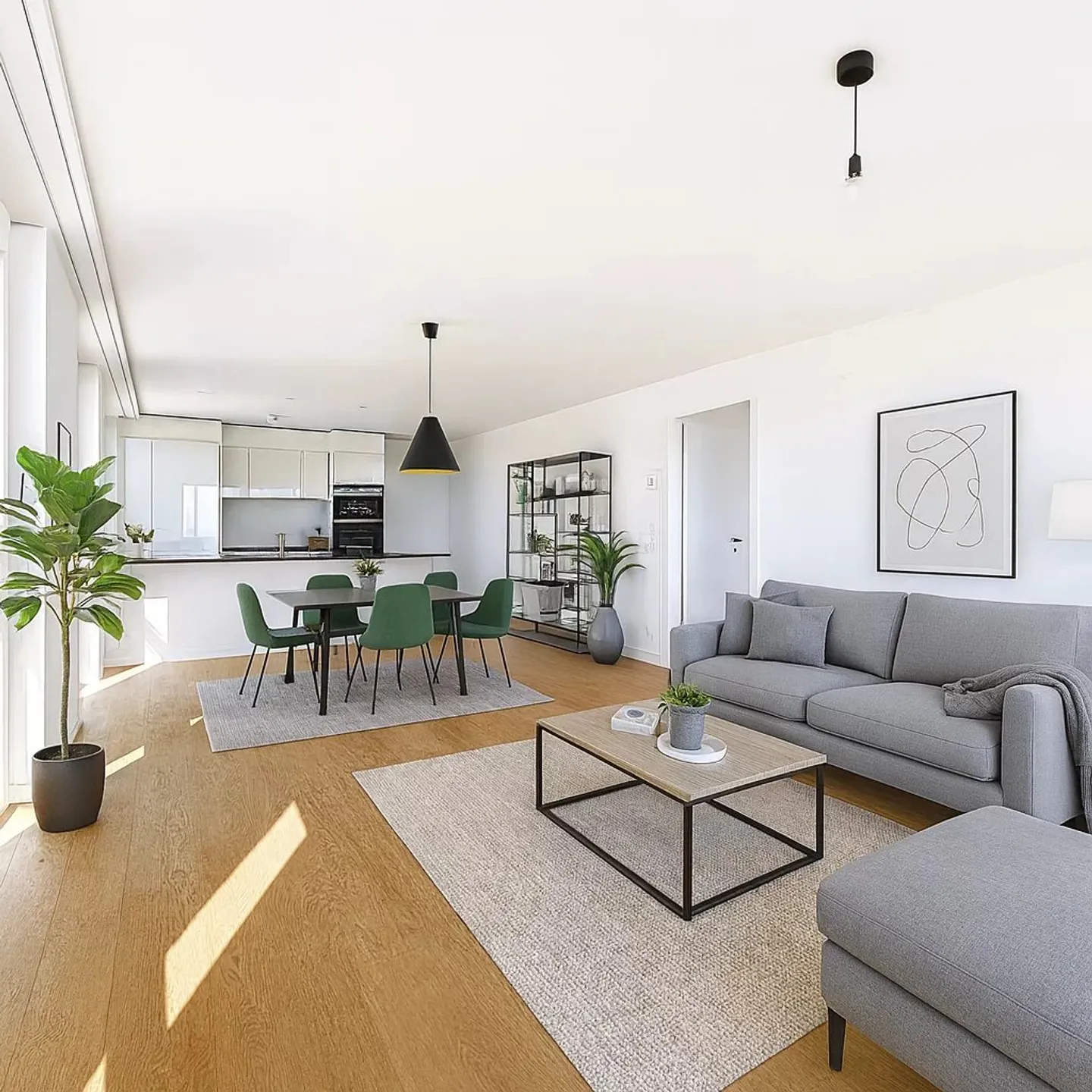 Appartamento luminoso con vista sul Lago di Ginevra - Foto 3 di 12