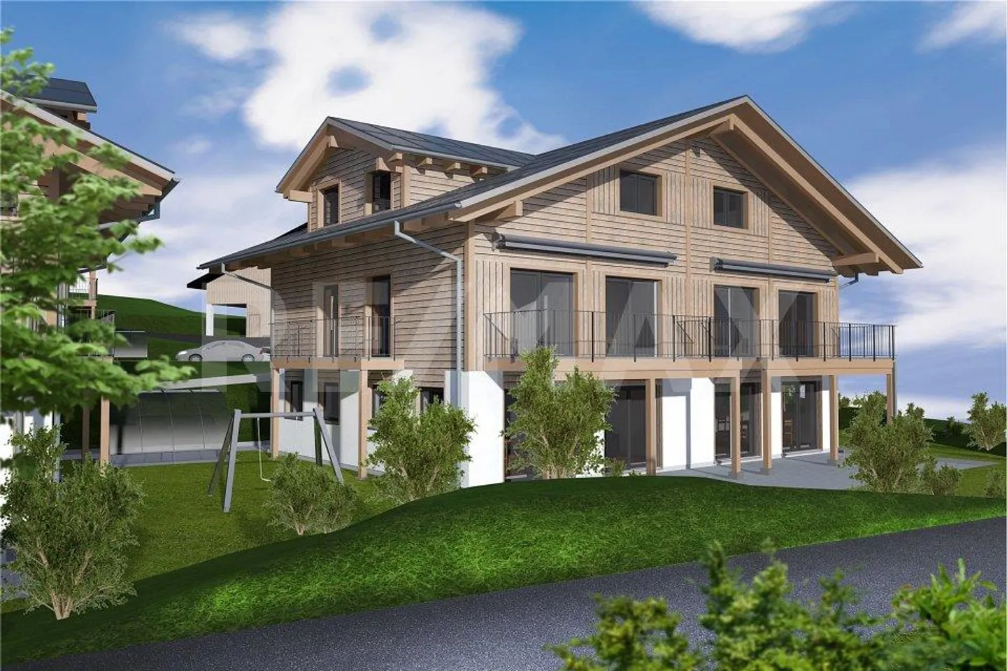 "Hubelmatte Krattigen" - Your new home: 6.5-room semi-detached houses with state-of-the-art building technology - Photo 6 of 13