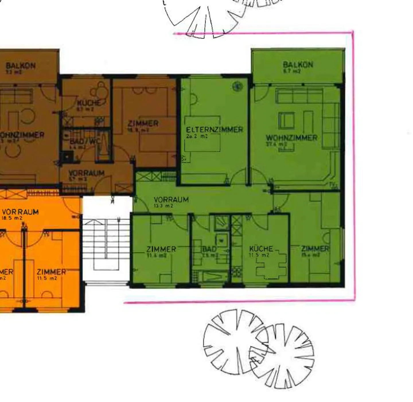 Appartamento attico di 4,5 stanze con camino - Foto 15 di 16