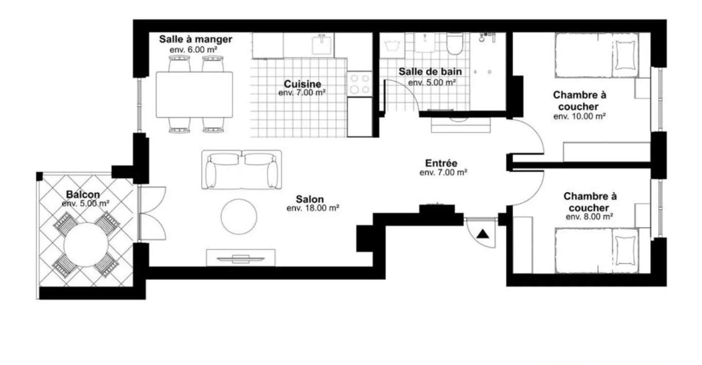 Charmant Appartement 3.5 pièces - Photo 6 sur 12