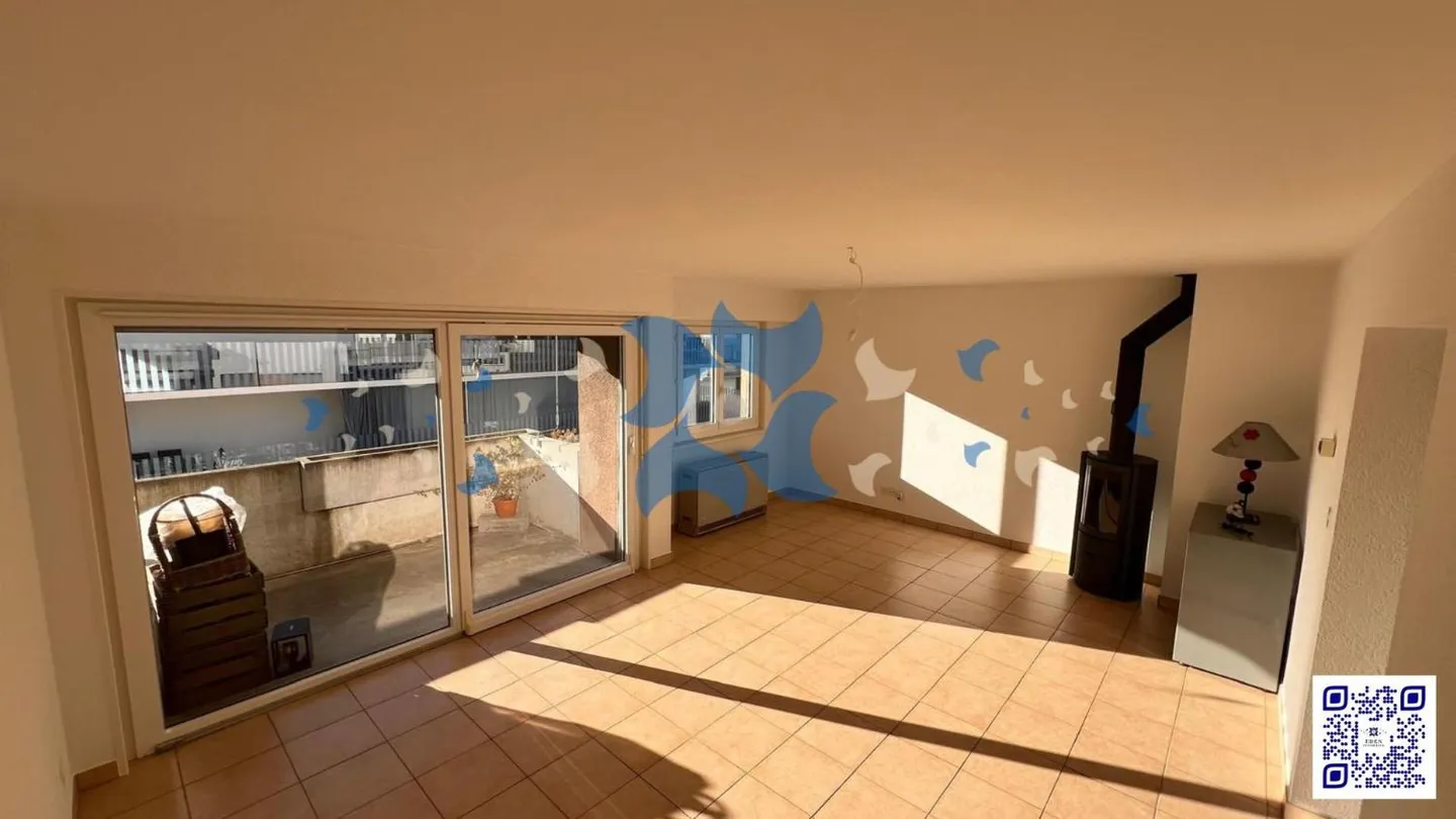 Charmante Attikwohnung in Fully - Foto 1 von 3