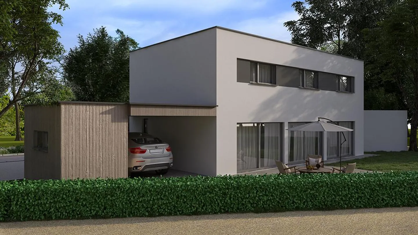 Contemporary individual house to be built? Permit in force - Photo 2 of 8