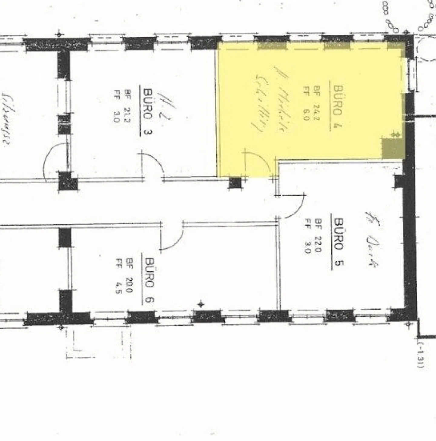 Repräsentativer 24-m²-Büroraum + viele Extras - Foto 3 von 3
