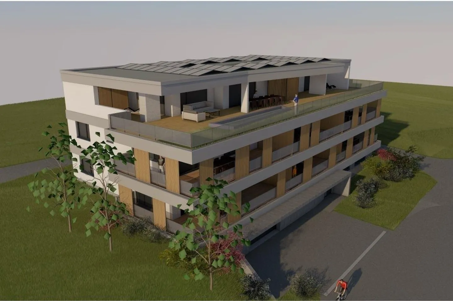 Appartement exclusif de 4,5 pièces au 1er étage près de la gare d'Arnegg - Photo 3 sur 4