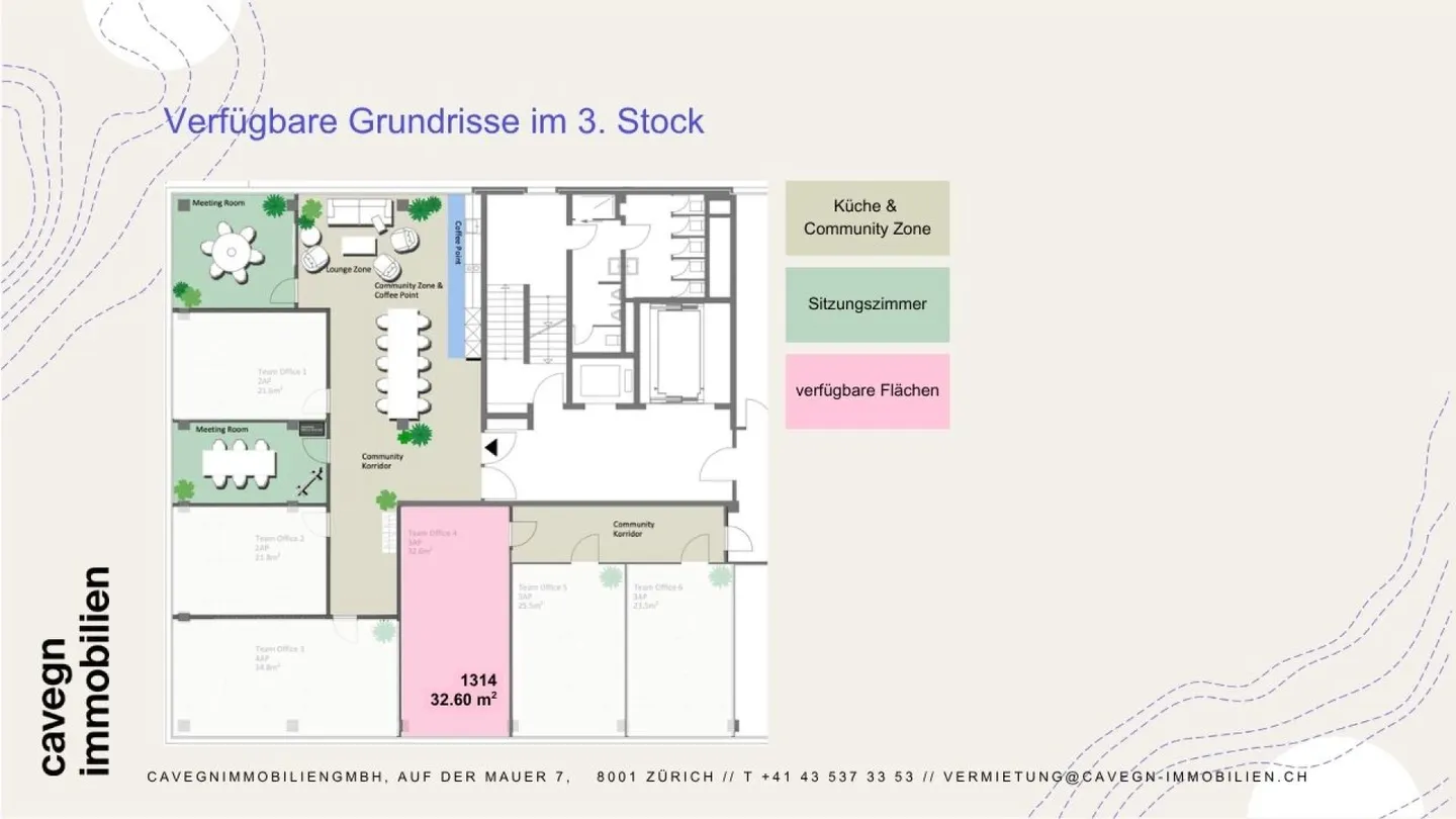 Flexible Büroflächen in Regensdorf - Foto 12 von 13
