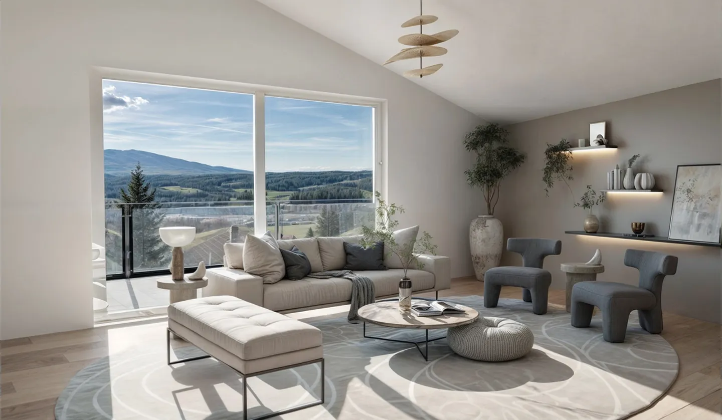 Magnificent new apartment with lake and mountain views in Botterens - Photo 5 of 8
